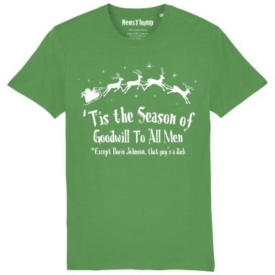 Season of goodwill to all men Christmas t-shirt