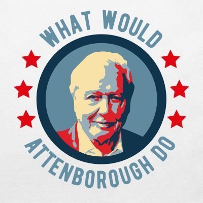 What would attenborough do T-shirt close up