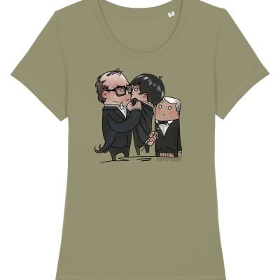 Eric and Ernie HappyToast Women's T-shirt in Sage