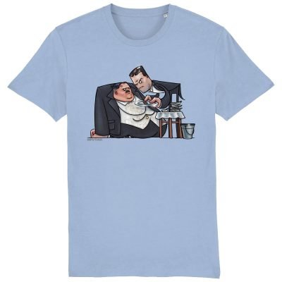 HappyToast Mr Creosote T-shirt in Sky blue