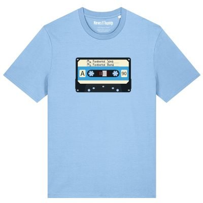 Personalised cassette tape T-shirt