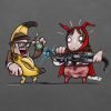 HappyToast Bottom Terror illustration T-shirt