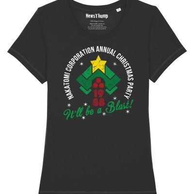 Nakatomi Corporation Christmas Party 1988 Women's T-shirt in black