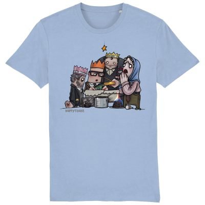 HappyToast Sky Blue Nativity T-shirt