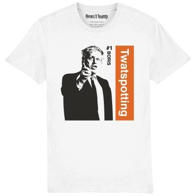 Twatspotting #1 Boris T-shirt in white