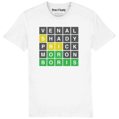Wordle Boris T-shirt
