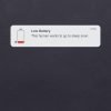 Low Battery T-shirt close up