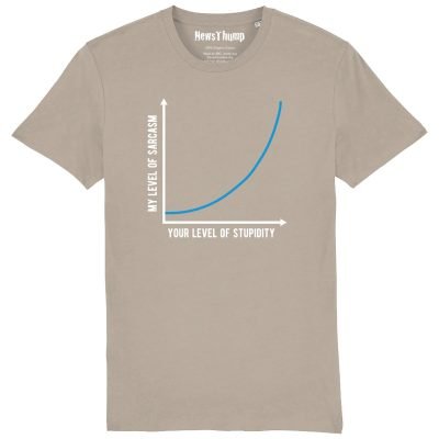 My level of sarcasm T-shirt Desert Dust