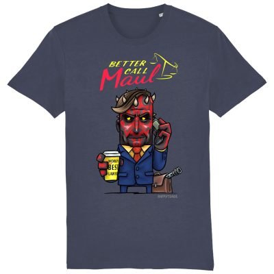 Better Call Maul T-shirt HappyToast India Ink Grey