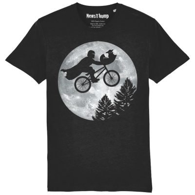 Mandalorian ET Parody T-shirt Black