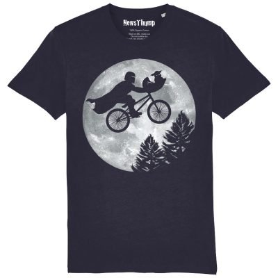 Mandalorian ET Parody T-shirt French Nacy