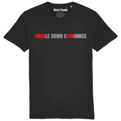 Trickle Down Economics T-shirt Black