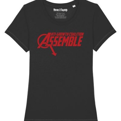 Anti-Growth Coalition Assemble Women's T-shirt Black
