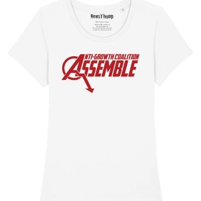 Anti-Growth Coalition Assemble Women's T-shirt White