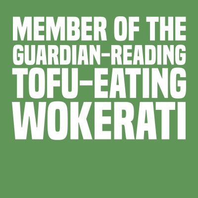 Guardian-reading Tofu-eating Wokerati women's T-shirt