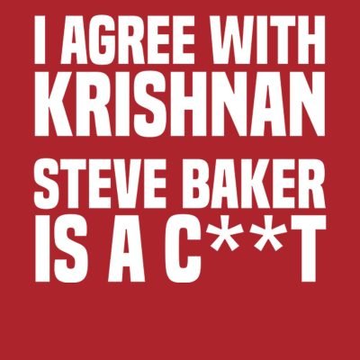 I agree with Krishnan T-shirt close-up