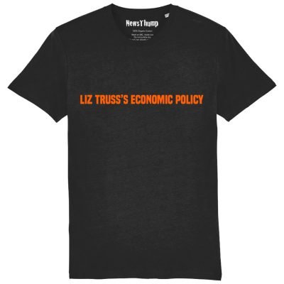 Liz Truss's Economic Policy Halloween T-shirt Black