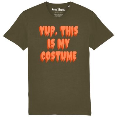 Yup this is my costume Halloween T-shirt British Khaki