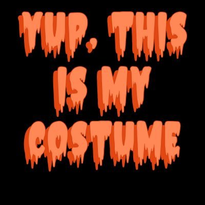 Yup this is my costume Halloween T-shirt close up