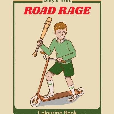 Billy's first road road Colour Book Close up