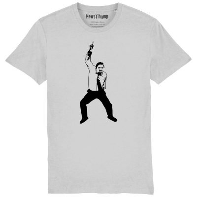 David Brent Dancing T-shirt Heather Grey