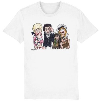 Blackadder the third T-shirt by HappyToast White