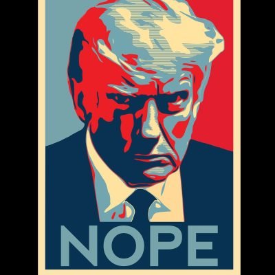 Donald Trump NOPE Mugshot T-shirt