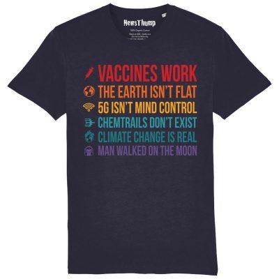Conspiracy Theories T-shirt French Navy