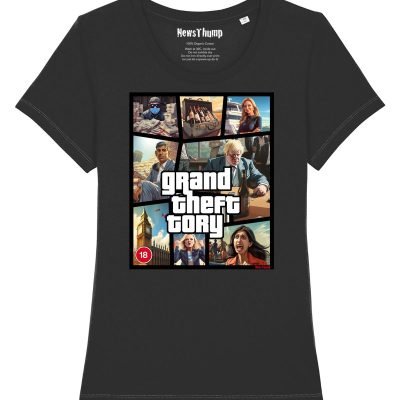 Grand Theft Tory Women's T-shirt Black