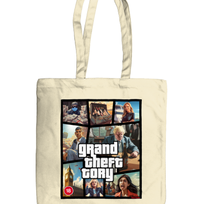 Grand Theft Tory EarthAware Organic Spring Tote