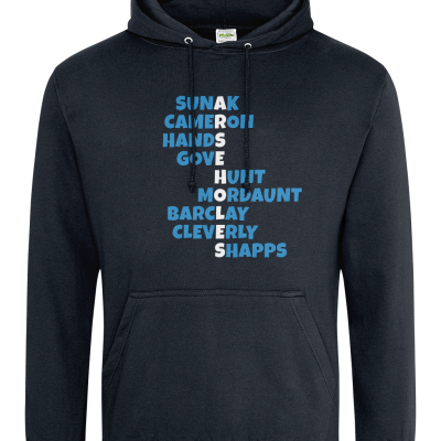 Cabinet of Arseholes Hoodie French Navy