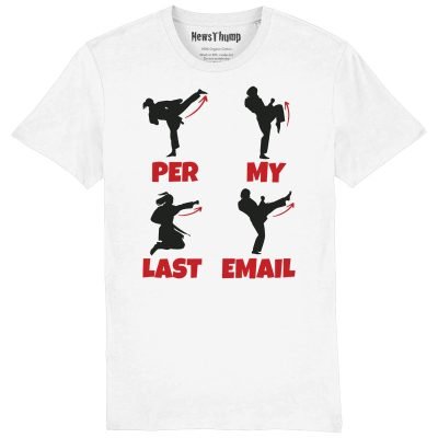 Per My Last Email T-shirt White