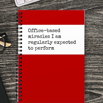 Office-based miracles I am regularly expected to perform - Notebook
