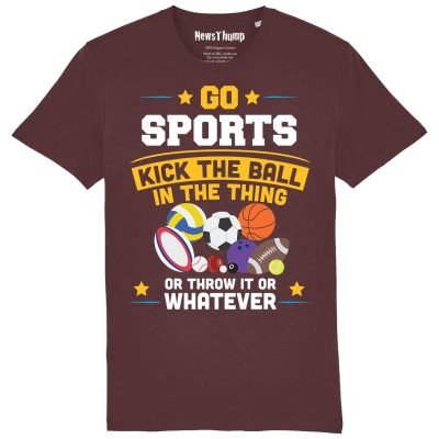 Go Sports T-shirt Burgundy