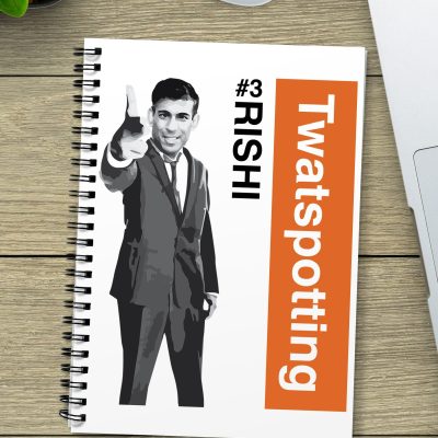Twatspotting #3 Rishi Notebook A5 ringbound