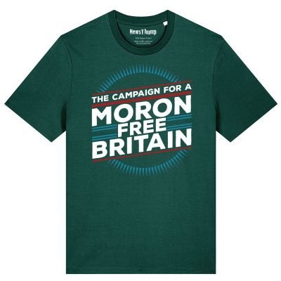 The Campaign for a moron-free Britain Tee
