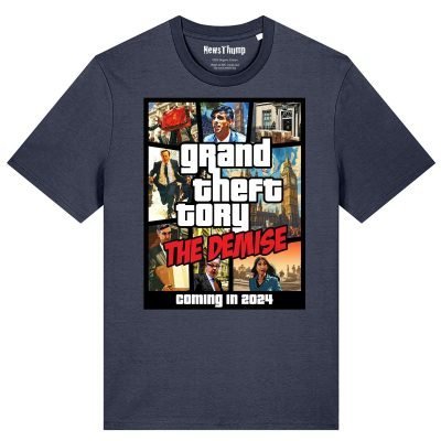 Grand Theft Tory The Demise T-shirt