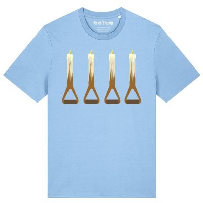 Fork Candles T-shirt Two Ronnies