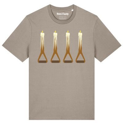 Fork Candles T-shirt Two Ronnies