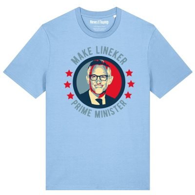 Make Lineker Prime Minister T-shirt