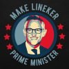 Make Lineker Prime Minister T-shirt close up