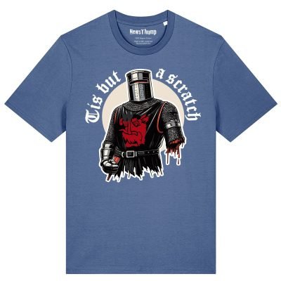 Tis but a scratch Black Knight Monty Python inspired T-shirt