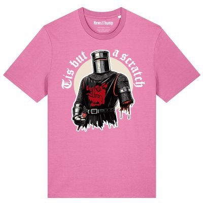 Tis but a scratch Black Knight Monty Python inspired T-shirt