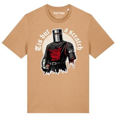 Tis but a scratch Black Knight Monty Python inspired T-shirt