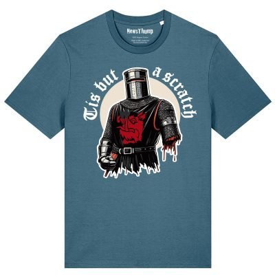 Tis but a scratch Black Knight Monty Python inspired T-shirt
