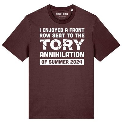 I enjoyed a front row seat to the Tory Annihilation of summer 2041