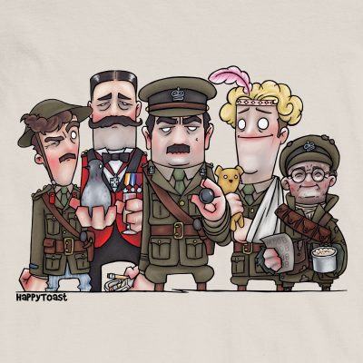 Blackadder Goes Forth HappyToast T-shirt