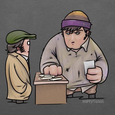 Four Candles T-shirt by HappyToast