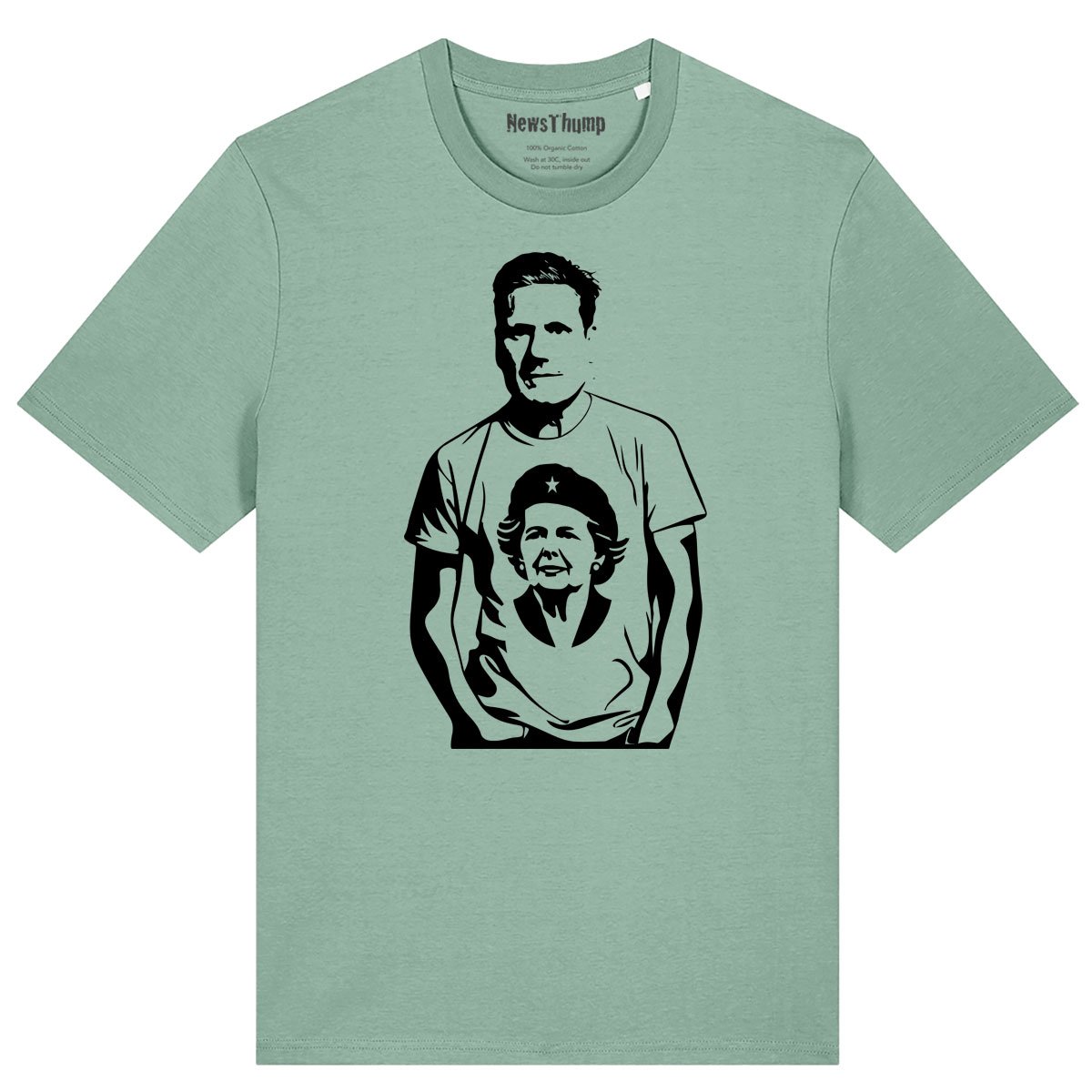 Keir Starmer in a Thatcher Tee T-shirt