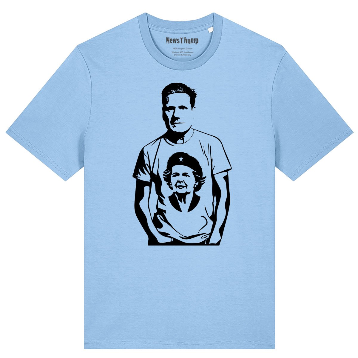 Keir Starmer in a Thatcher Tee T-shirt